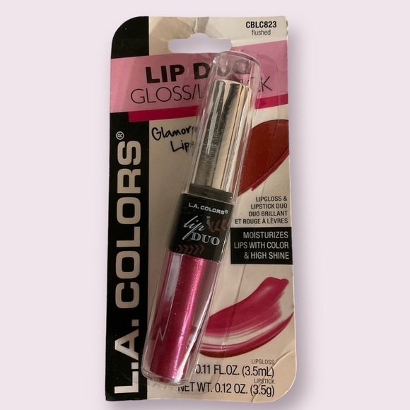 L.A. Colors Lip Duo Gloss Lipstick - Picture 1 of 1